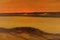 Poul Hansen, Paisaje con puesta de sol, Dinamarca, óleo sobre lienzo, Imagen 3