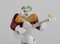 Figure in Hand-Painted Porcelain Bassist by Peter Strang for Meissen 2