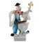 Figure in Hand-Painted Porcelain Double Bassist by Peter Strang for Meissen 1