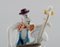 Figure in Hand-Painted Porcelain Double Bassist by Peter Strang for Meissen 3