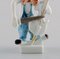 Figur aus handbemaltem Porzellan Kontrabassist von Peter Strang für Meissen 4
