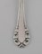Lily of the Valley Pastry Forks in Sterling Silver from Georg Jensen, Set of 10, Image 4