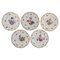 Piatti antichi in porcellana con fiori dipinti a mano di Meissen, set di 5, Immagine 1