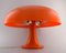 Große orangefarbene italienische Nesso Tischlampe von Giancarlo Mattioli für Artemide 2