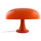 Grande Lampe de Bureau Nesso Orange par Giancarlo Mattioli pour Artemide, Italie 1