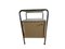 Vintage Retro Side Table with Storage, Image 1