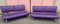 Leather Sofa by Steiner, Set of 2 1