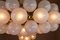 XXL Hotel Chandelier with Brass Fixture & Hand-Blowed Frosted Glass Globes, Image 12