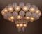 XXL Hotel Chandelier with Brass Fixture & Hand-Blowed Frosted Glass Globes, Image 8