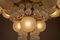 XXL Hotel Chandelier with Brass Fixture & Hand-Blowed Frosted Glass Globes, Image 16
