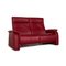 Red Himolla Leather Two-Seater Couch with Relax Function, Image 6