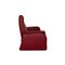 Red Himolla Leather Two-Seater Couch with Relax Function 7