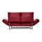 Red Leather Ds 450 Two-Seater Couch with Relax Function from de Sede, Image 10