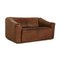 Brown Leather Ds 47 Two-Seater Couch from de Sede, Image 8