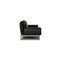 Black Plura Leather Two-Seater Couch with Relaxation Function from Rolf Benz 8