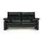 Dark Green Manhattan Leather Two-Seater Couch with Relax Function from Erpo 1