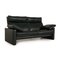 Dark Green Manhattan Leather Two-Seater Couch with Relax Function from Erpo 8
