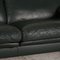 Dark Green Manhattan Leather Two-Seater Couch with Relax Function from Erpo 4