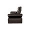 Black Mondo Leather Three-Seater Couch with Relaxation Function 15