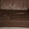 Dark Brown Leather Four Seater Couch from de Sede 6