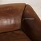 Brown Leather Ds 47 Two-Seater Couch from de Sede 7