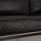 Black Diesis Leather Three Seater Couch by Antonio Citterio for B&b Italia / C&b Italia 3