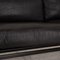 Schwarzes Diesis Leder Drei-Sitzer Sofa von Antonio Citterio für B & b Italia / C & b Italia 3