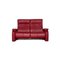 Red Himolla Leather Sofa Set, Set of 2 8