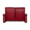 Red Himolla Leather Sofa Set, Set of 2 10