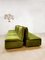 Mid-Century Modular Sofa in Forest Green, Set of 8, Image 2