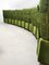 Mid-Century Modular Sofa in Forest Green, Set of 8, Image 4