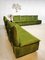 Mid-Century Modular Sofa in Forest Green, Set of 8 3