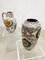 Vintage Ceramic Vases Fat Lava Bullseye from Scheurich, Set of 2 1