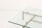 Glass Coffee Table by Giovanni Offredi for Saporiti, Italy 1970s 2