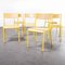 Wide French Yellow 510 Stacking Dining Chairs from Mullca, 1970s, Set of Six, Image 2