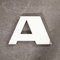 French White Zinc Letter A, 1950s 1