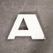 French White Zinc Letter A, 1950s, Image 1
