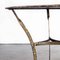 Small French Round Metal 1348 Gueridon Table, 1950s 6