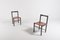 Minimalistische Sattelleder Stühle von Ibisco, 4er Set 2