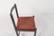 Minimalistische Sattelleder Stühle von Ibisco, 4er Set 8