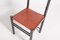 Minimalistische Sattelleder Stühle von Ibisco, 4er Set 5