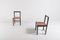 Minimalistische Sattelleder Stühle von Ibisco, 4er Set 3