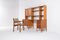 Swedish Modern Teak Cabinet Desk Bookshelf, 1960s, Image 2