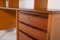 Swedish Modern Teak Cabinet Desk Bookshelf, 1960s, Image 11