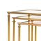 Brass Nesting Tables, Set of 3 8