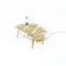 Brass Butterfly Light Sculpture & Side Table by Henri Fernandez for Jacques Duval-Brasseur, Image 3