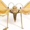 Brass Butterfly Light Sculpture & Side Table by Henri Fernandez for Jacques Duval-Brasseur 11