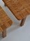 Side Tables in Oak and Rattan Cane by Børge Mogensen for Fredericia, Denmark, 1950s, Set of 2, Image 6