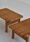 Side Tables in Oak and Rattan Cane by Børge Mogensen for Fredericia, Denmark, 1950s, Set of 2, Image 11