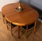 Rounded Teak Dining Table & Chairs by Hans Olsen for Frem Rølje, 1960s, Image 3